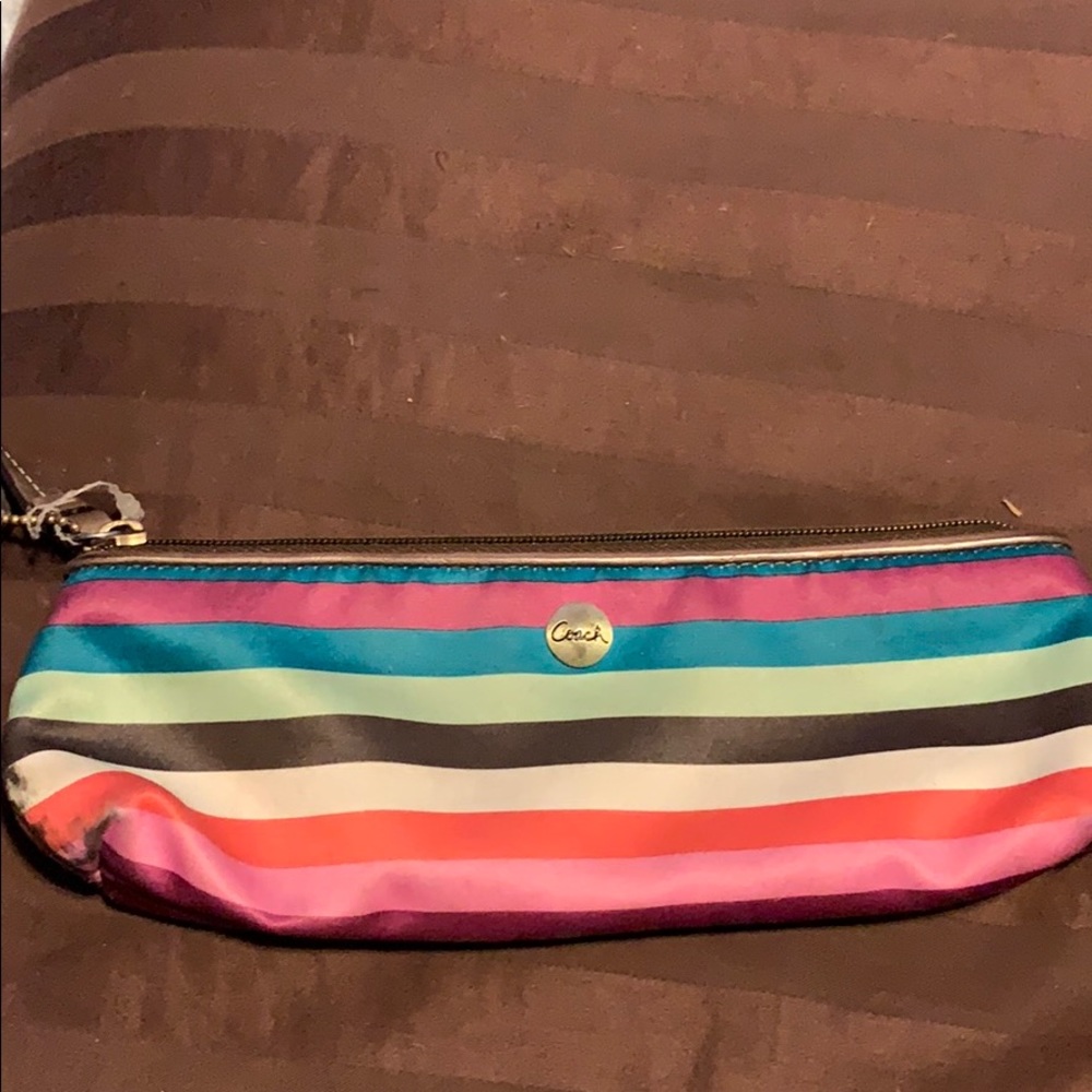 Coach makeup bag